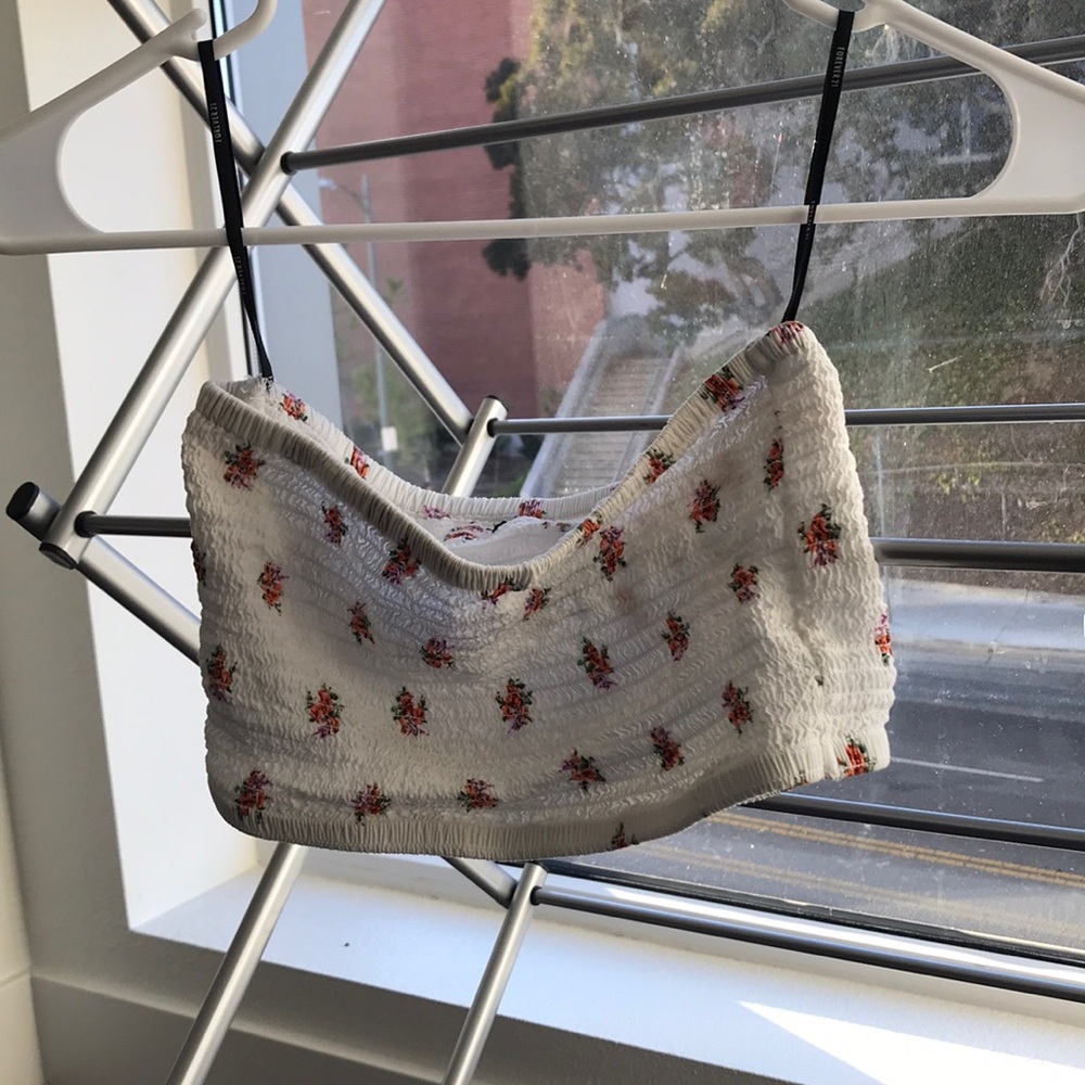 Floral tube top